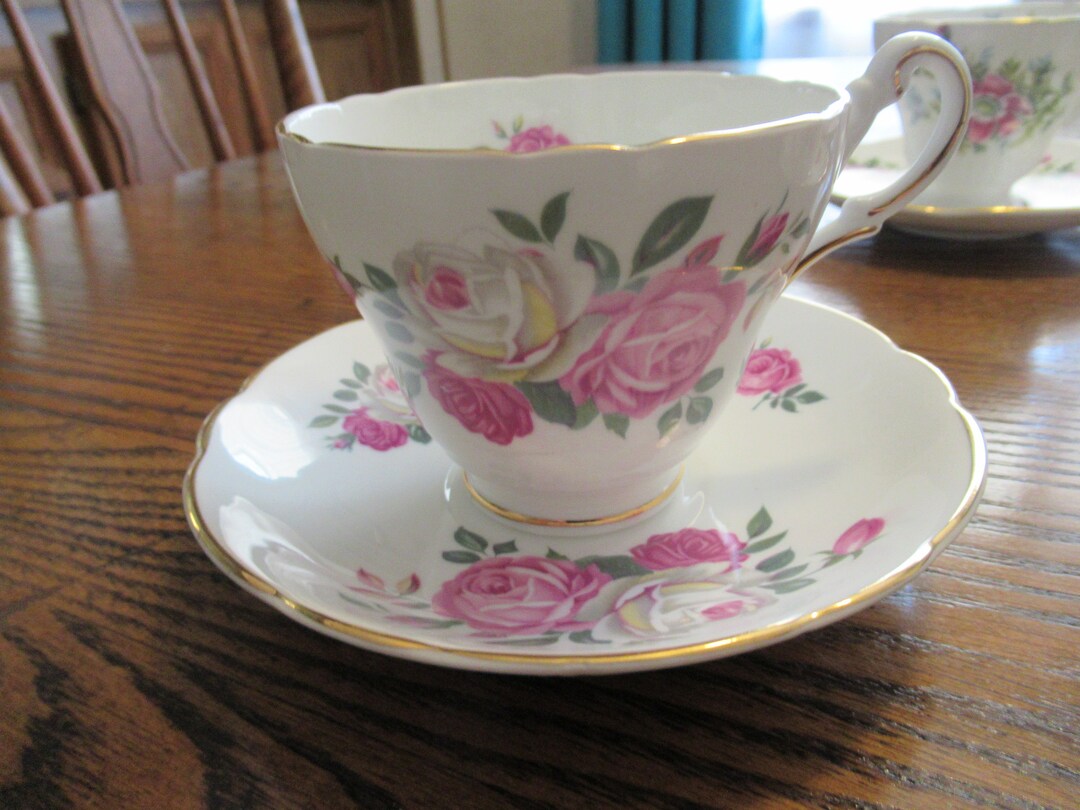 Regency Bone China Cup and Saucer Made in England Etsy