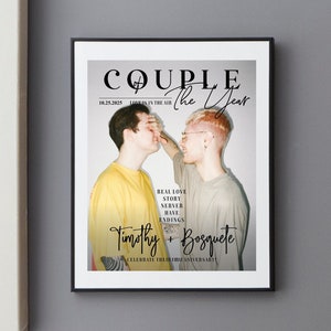 Custom Couple Gift People Magazine Cover Couples Edition Etsy France
