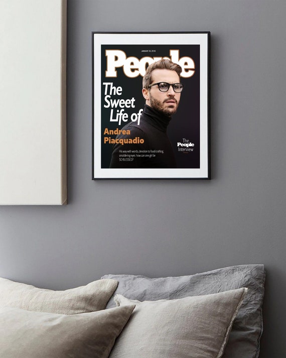 Custom People Magazine Cover, Sexiest Man Alive, Custom Design, Gift for Boyfriend, Husband, Birthday Gift, Anniversary, Valentine's Day