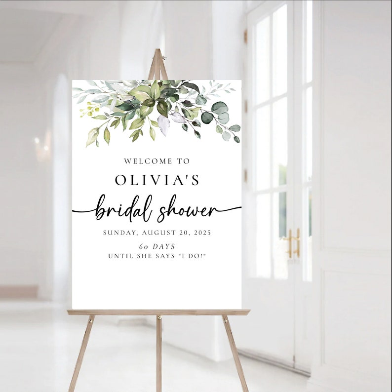 Bridal Shower Sign Unique Bridal Shower Sign Custom Design Etsy