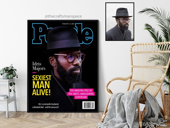 Custom Magazine Cover Gift, People Magazine Sexiest Man Alive,Gift for Dad, for Boyfriend, for Husband, For Him, Personalized Valentine Gift