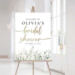 Bridal Shower Sign, Unique Bridal Shower Sign, Custom Design, Bridal Shower Decorations, Bridal Brunch Sign, Bridal Tea Sign, Poster