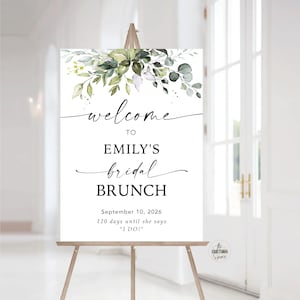 Bridal Shower Sign, Unique Bridal Shower Sign, Custom Design, Bridal Shower Decorations, Bridal Brunch Sign, Bridal Tea Sign, Poster, HB2