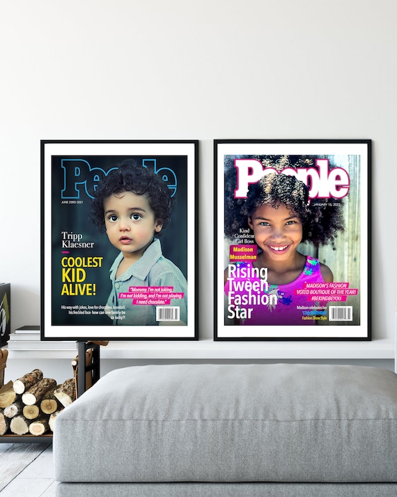 Custom People Magazine Cover for Kids, Coolest KID Alive (Digiatl File)