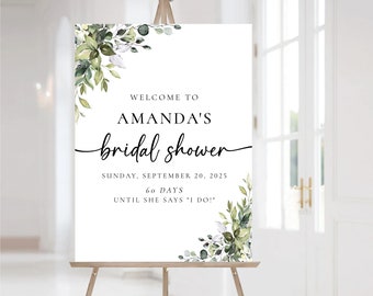 Bridal Shower Sign, Unique Bridal Shower Sign, Custom Design, Bridal Shower Decorations, Bridal Brunch Sign, Bridal Tea Sign, Poster