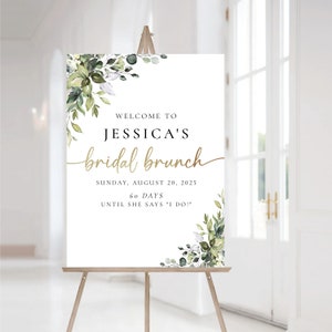 Bridal Shower Sign, Unique Bridal Shower Sign, Custom Design, Bridal Shower Decorations, Bridal Brunch Sign, Bridal Tea Sign, Poster