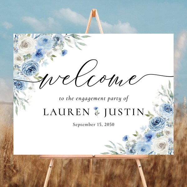 Dusty Blue Party Decorations Etsy