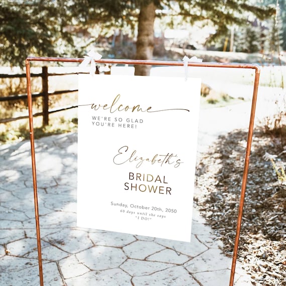 Boho Bridal Shower Welcome Sign, Modern Bridal Brunch Poster, Minimalist Wedding Shower Decor, Brunch and Bubbly, Bridal tea sign, Bohemian