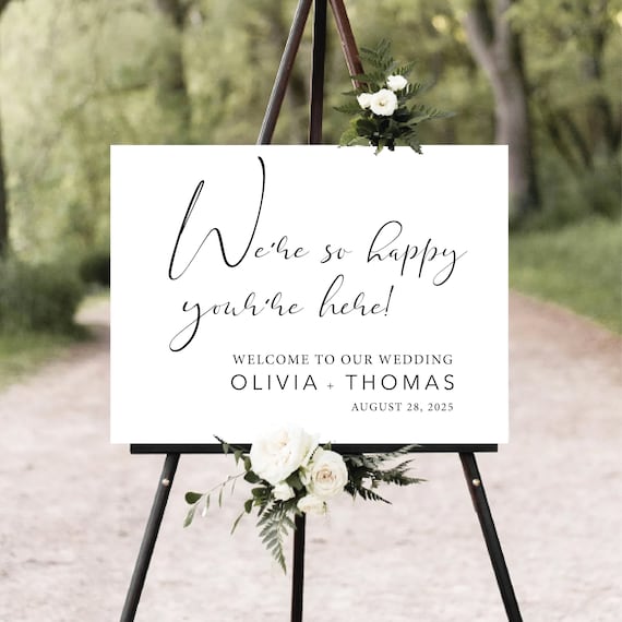 Wedding Welcome Sign, Ceremony, Digital Wedding Welcome Sign, Unique Wedding Sign, Wedding Reception, Wedding Couple