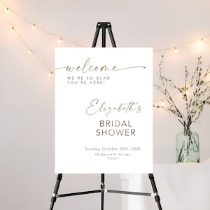 Bridal Shower Sign, Boho Bridal Brunch Shower Welcome Sign, Boho Shower Welcome Sign, Bridal Shower Poster, Brunch and Bubbly Welcome Sign