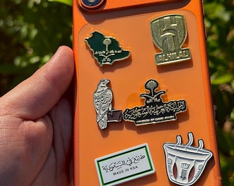 Saudi Arabia Phone Sticker | Aesthetic Saudi Flag Sticker | Cute Vinyl for Phone Tablet Laptop