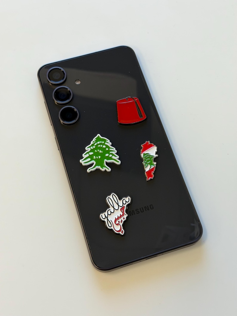 Lebanese Metal Sticker | Waterproof Arabic Decal for Phone, Laptop ...