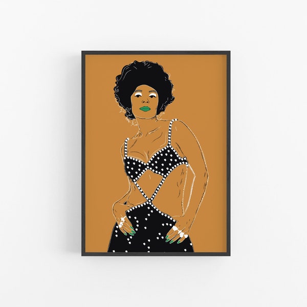 Dame Shirley Bassey poster print | Something Else album artwork