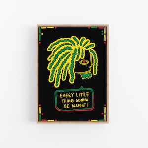 Bob Marley poster print | Three Little Birds