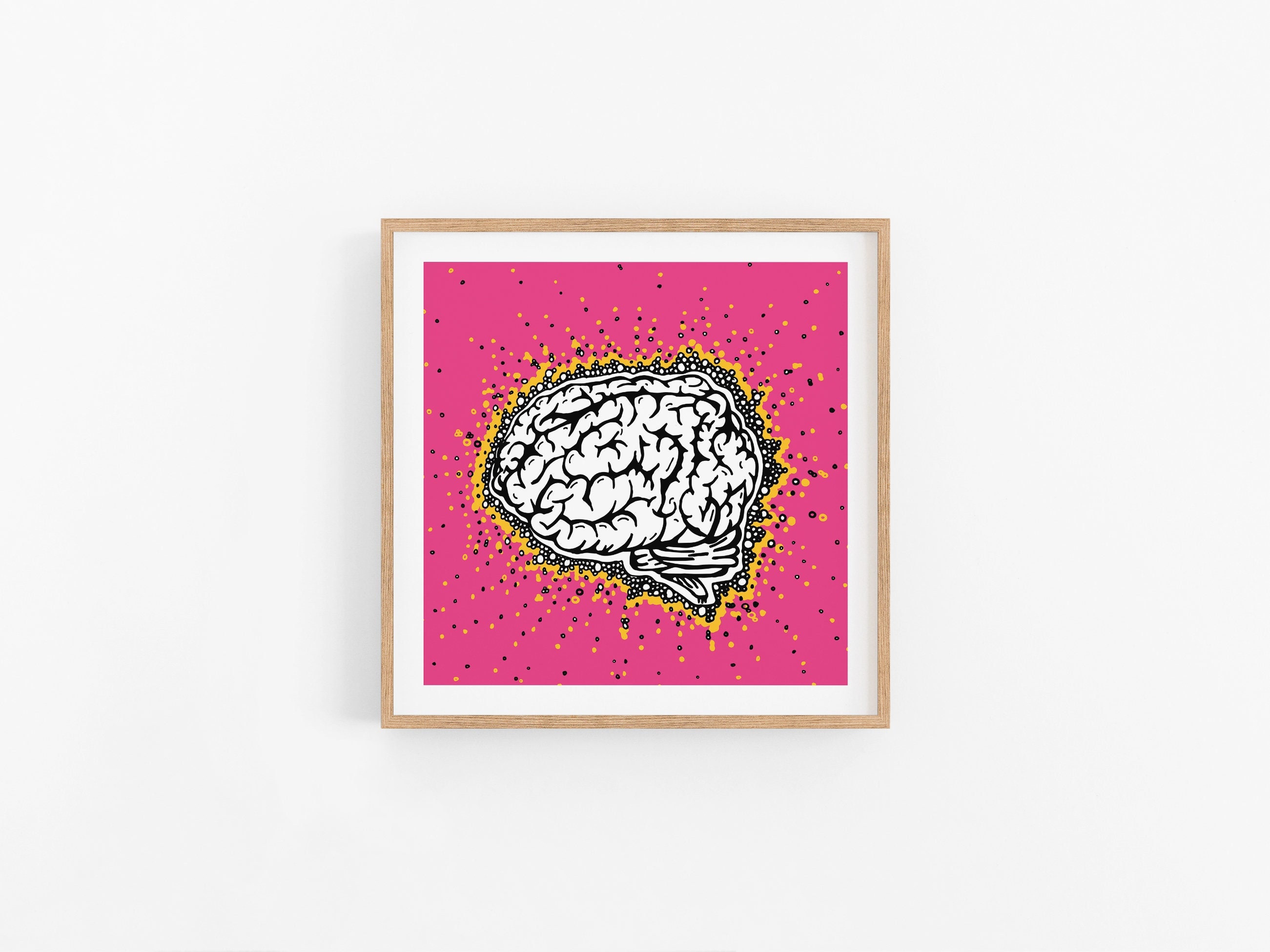 Brain Anatomy Art Print - Etsy