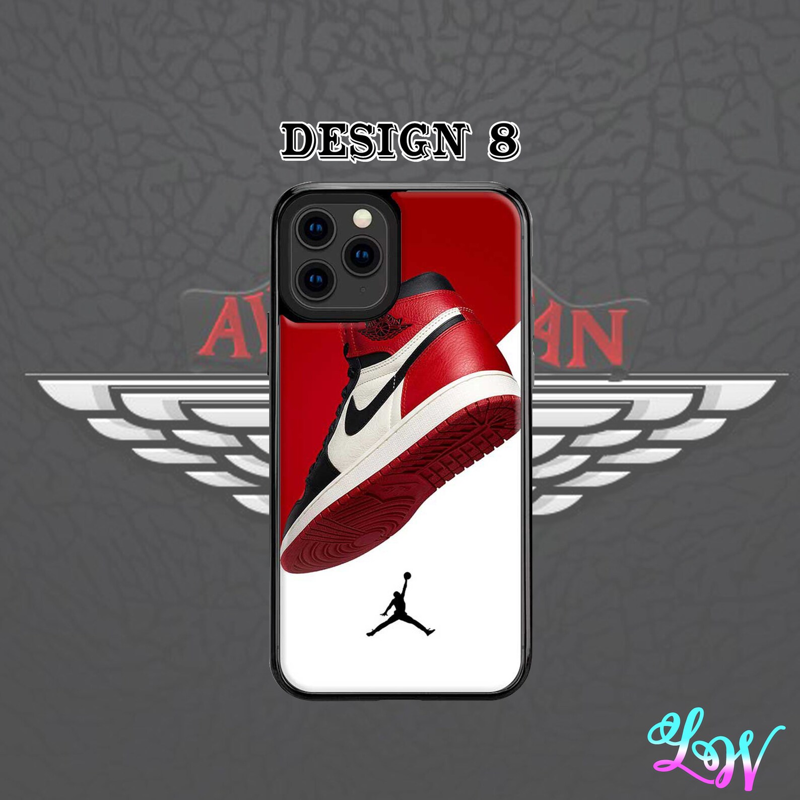 Air Jordan Phone Case Off White Air Jordan Phone Case Etsy