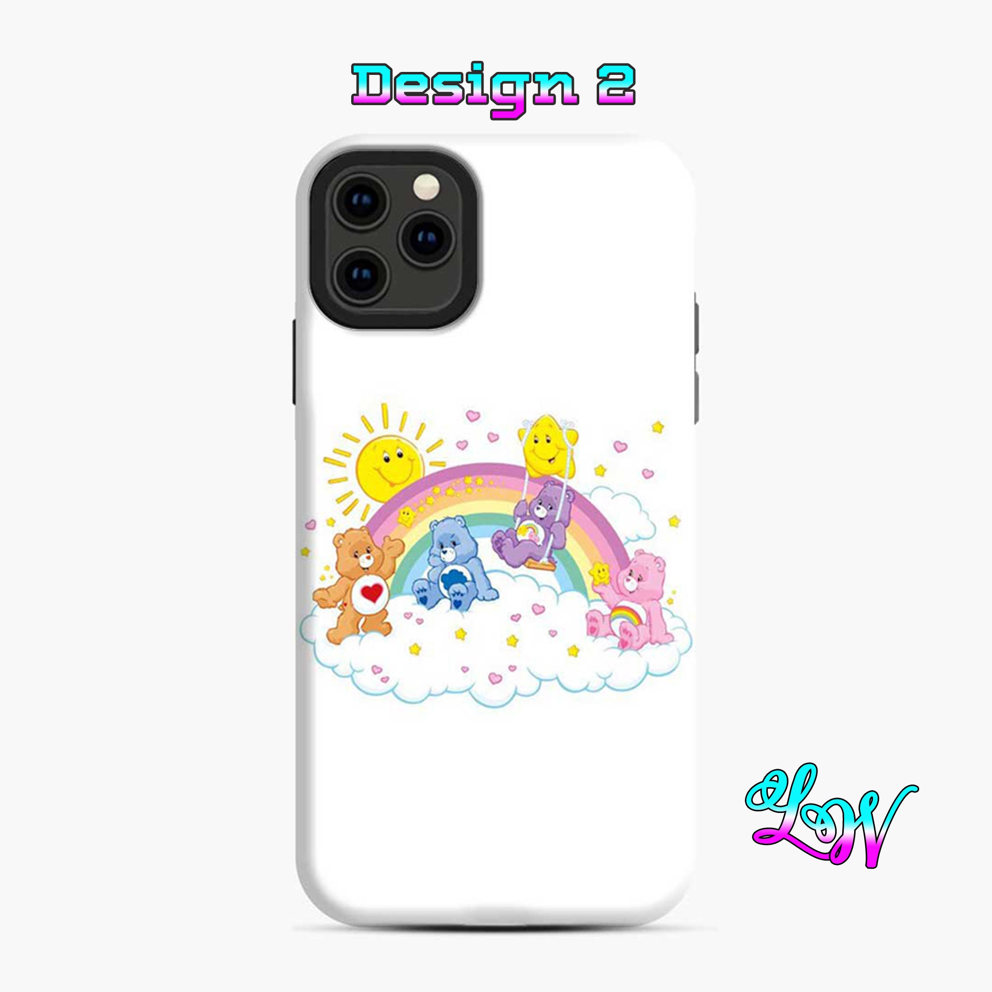 Care Bears Phone Case Case Bear Phone Case Cute Care Bears Etsy