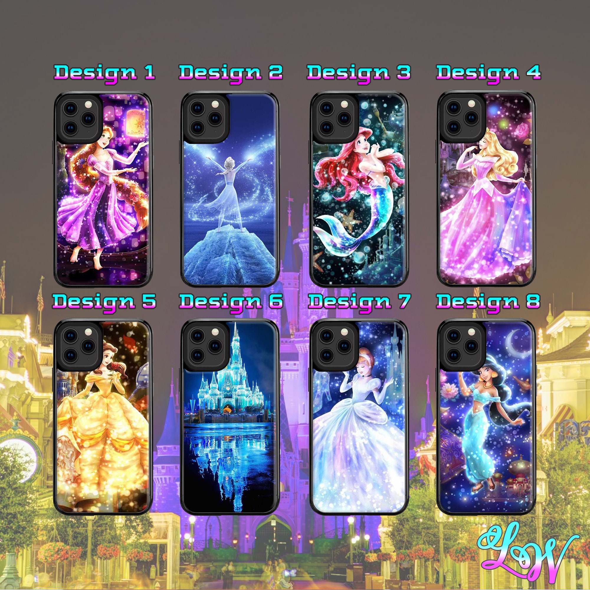 Disney Princess Phone Case Ariel Phone Case Frozen Phone Etsy