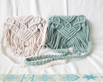 Summer Hand bag, Macrame bag, Tote bag, Boho summer style bag, Macrame purse, beach bag, Handmade