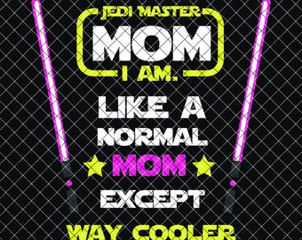 Download Jedi Master Mom Etsy