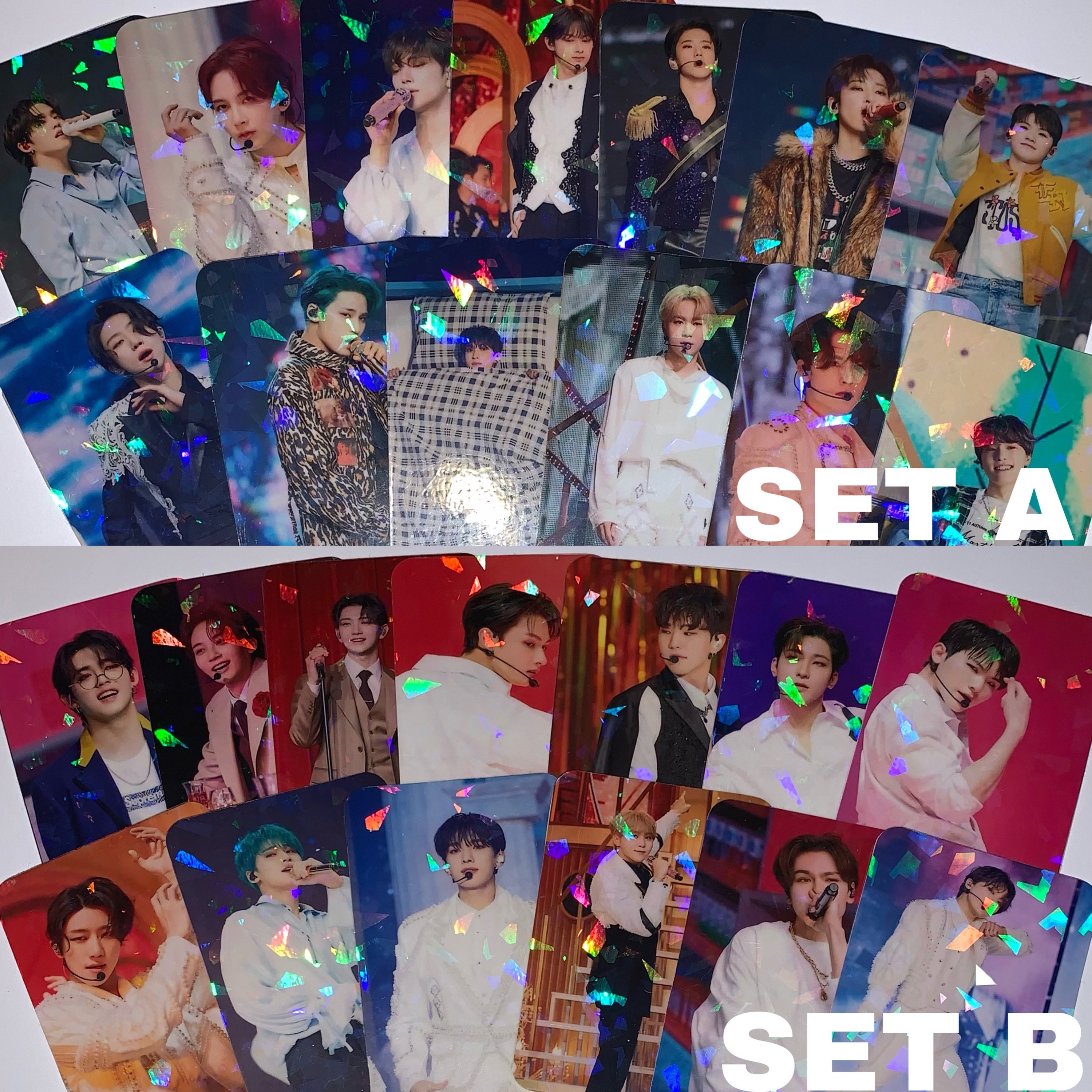 SEVENTEEN Incomplete Holographic Photocards 2 Sets - Etsy