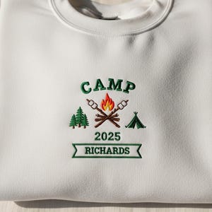 Custom Camp Bachelorette Party EmbroideredShirt, Cabin Crew, Mountain Bride Tee Camp, Bridal Party gifts, Lake Themed bach party Tshirts