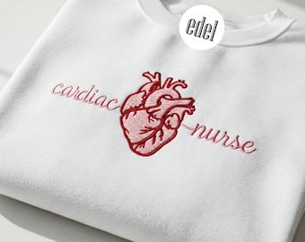 Embroidered Nursing Student Sweatshirt, RN Graduation Gift, Nursing Student Crewneck, Custom Stethoscope Shirt, Nurse Appreciation Gift