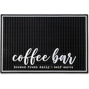 Coffee Bar Mat, Funny Coffee Accessory - Non Slip PVC Bar Mat, Coffee Bar Decor, Barista Gift, Countertop Protector, (18x12) image 7
