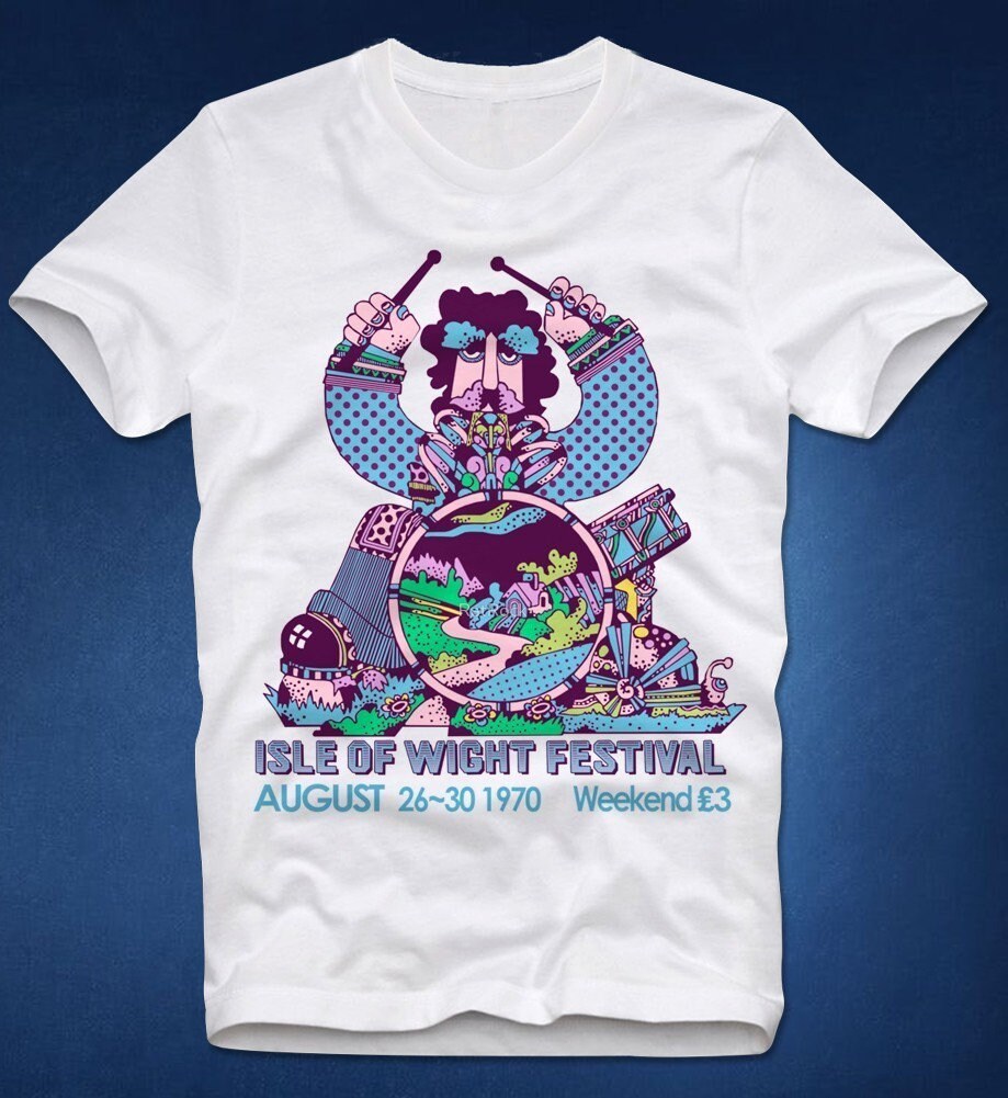 TShirt Isle Of Wight Music Festival Woodstock Retro Vintage Etsy
