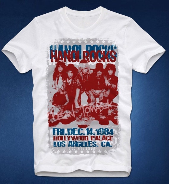 T-shirt Hanoi Rocks Hard Rock Retro 