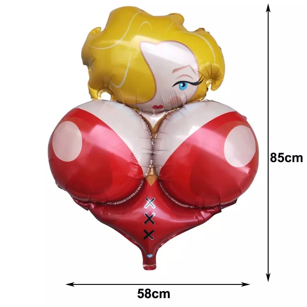 GIANT Marilyn Monroe Balloon (85X58CM) Jessica rabbit bridal shower hen party birthday foil helium balloon adult balloon - big boobs balloon