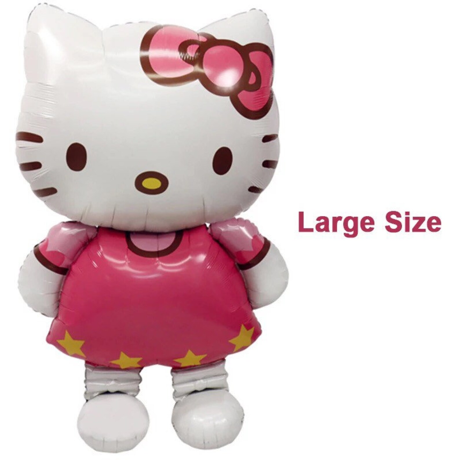 GIANT HELLO KITTY 116x68cm Large Size Hello Kitty Cat Foil | Etsy
