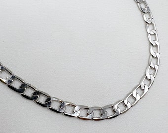 S925 Chain Kette, dicke Kette Halskette, Silberne Halskette, Unisex Halskette, Chain Kette Silber