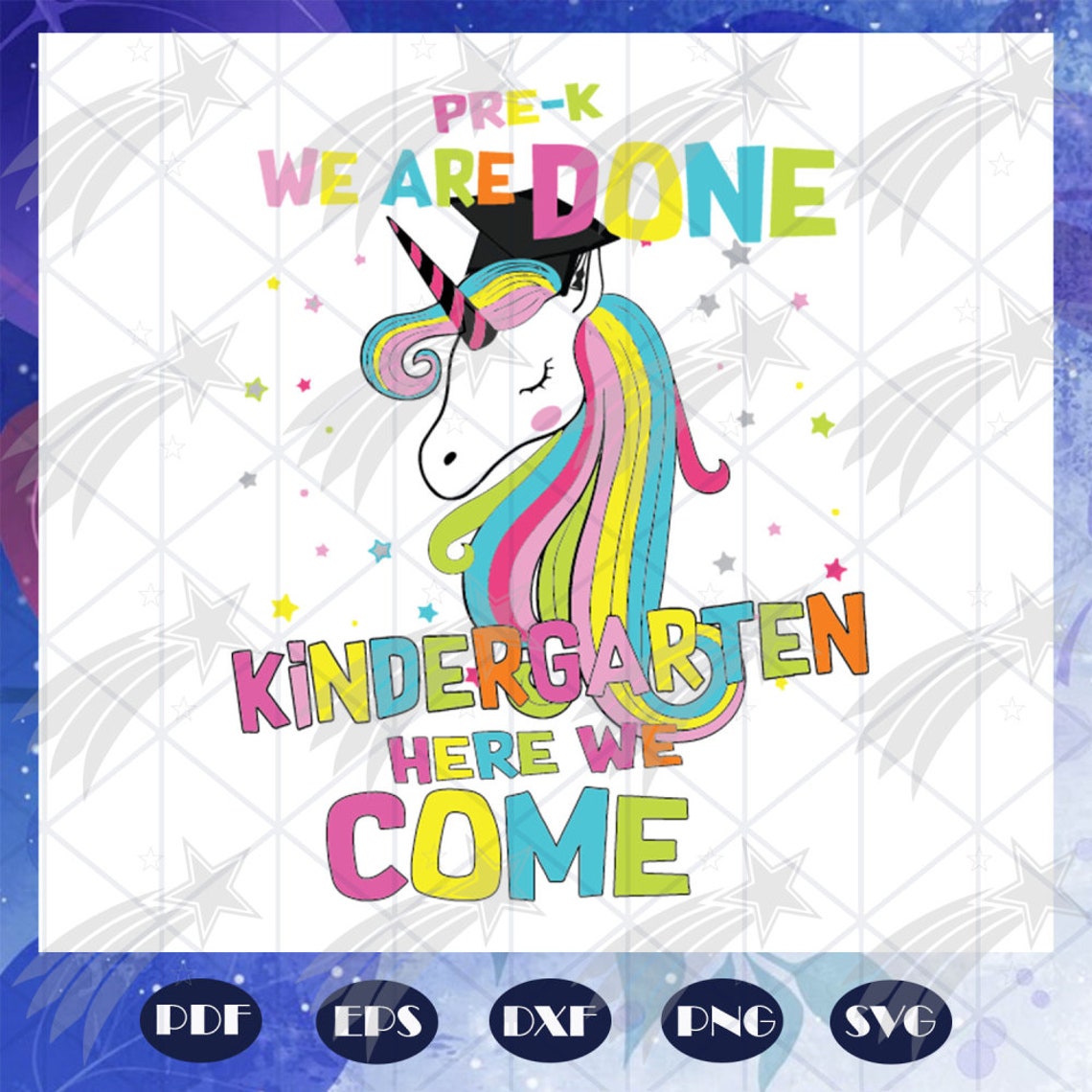 Pre K we are done kindergarten here we come svg pre k Etsy