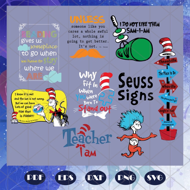 Download Two Fish Svg One Fish Svg Dr Seuss Png Thing 2 Svg Dr Seuss Bundle Svg Dr Seuss Dr Seuss Svg Thing 1 Svg Counselor I Am Dr Seuss Gi Art