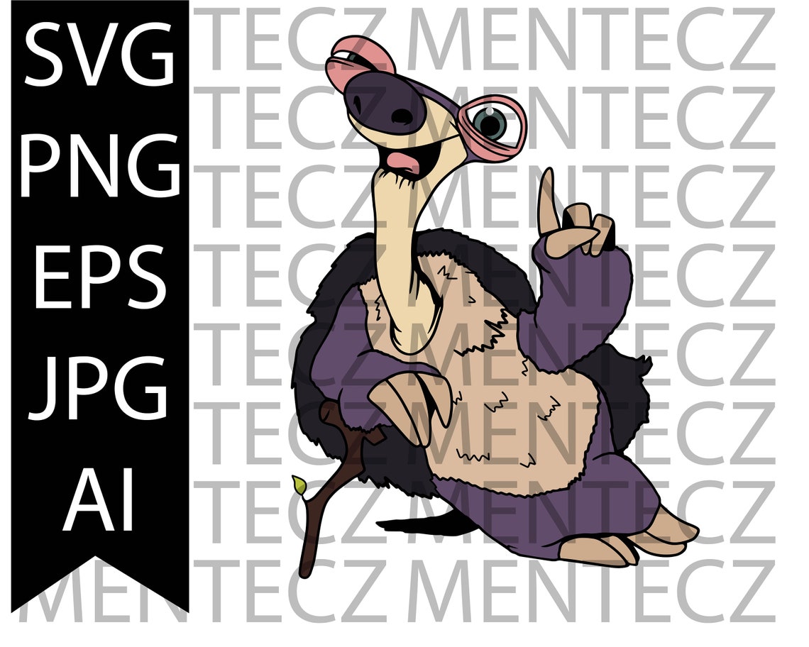 Abuela De Sid Svg Ice Age Svg Png Jpg Eps and Ai La Hera | Etsy