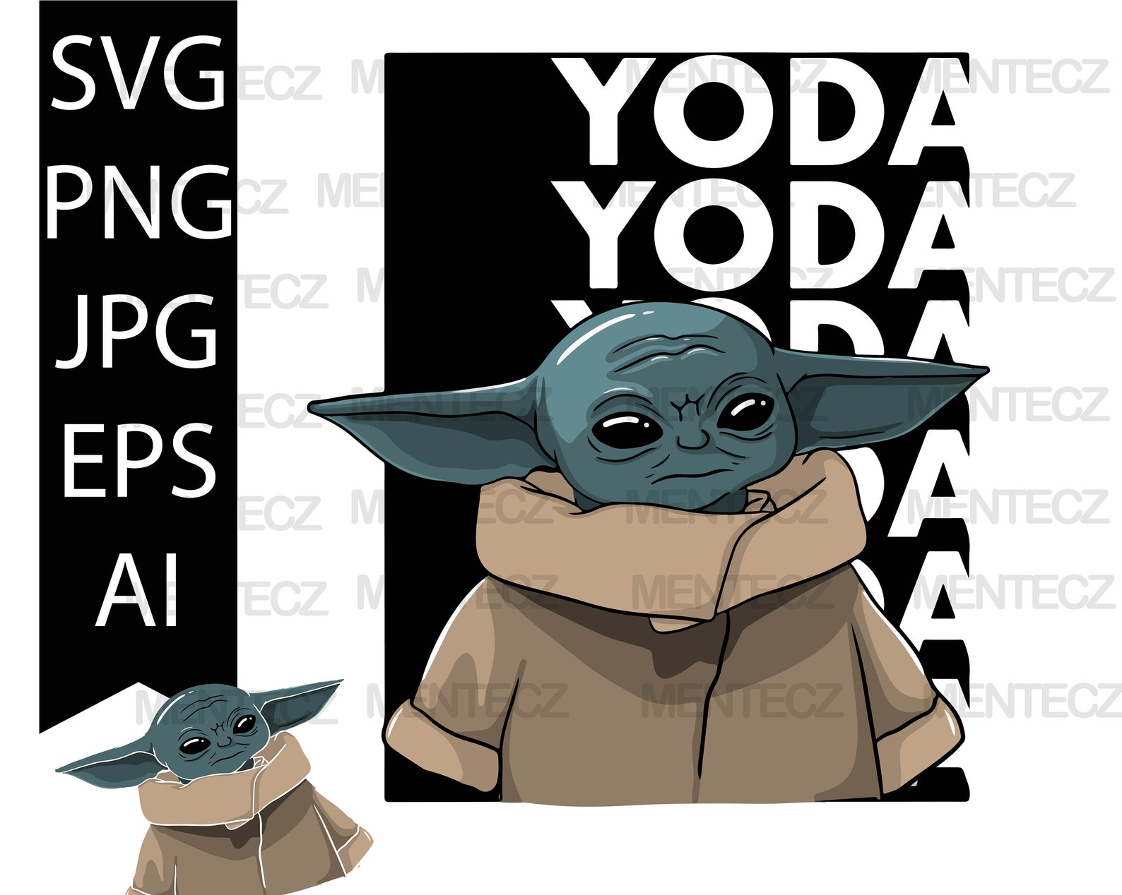 Free Free 345 Etsy Baby Yoda Svg SVG PNG EPS DXF File