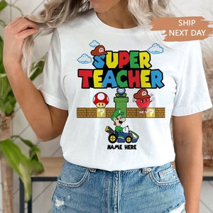 Super Teacher T-Shirt, Teacher Gift Shirt, Superhero Teacher Shirt, Teacher Outfit Shirt, Teachers Day Gift T shirt, Back To School Teacher