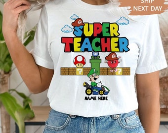 Super Teacher T-Shirt, Teacher Gift Shirt, Superhero Teacher Shirt, Teacher Outfit Shirt, Teachers Day Gift T shirt, Back To School Teacher