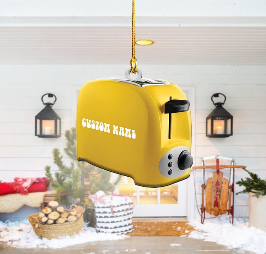 Tree Motif Toasters Personalized Toaster Christmas Light Ornament, Xmas Tree Decor, Loved ...