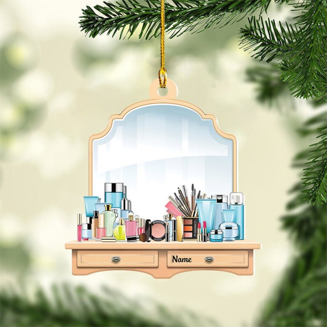 Personalized Dressing Table Christmas Light Ornament, Xmas Tree Decor