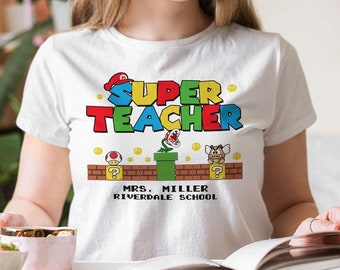 Super Teacher T-Shirt, Teacher Gift Shirt, Superhero Teacher Shirt, Teacher Outfit Shirt, Teachers Day Gift T shirt, Back To School Teacher