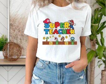 Super Teacher T-Shirt, Teacher Gift Shirt, Superhero Teacher Shirt, Teacher Outfit Shirt, Teachers Day Gift T shirt, Back To School Teacher