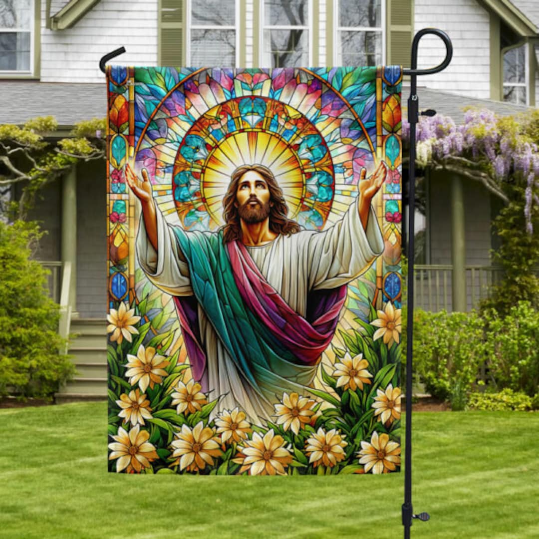 He is Risen Jesus Resurrection Easter Flag, Easter Garden Flag, Easter ...