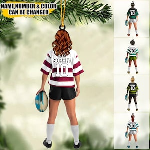 S'mores Rugby Player Christmas/ Everyday Ornament – LindasGifts