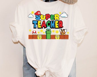 Super Teacher T-Shirt, Teacher Gift Shirt, Superhero Teacher Shirt, Teacher Outfit Shirt, Teachers Day Gift T shirt, Back To School Teacher