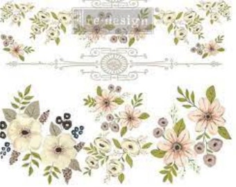 Redesign Decor Transfers® - Painted Florals