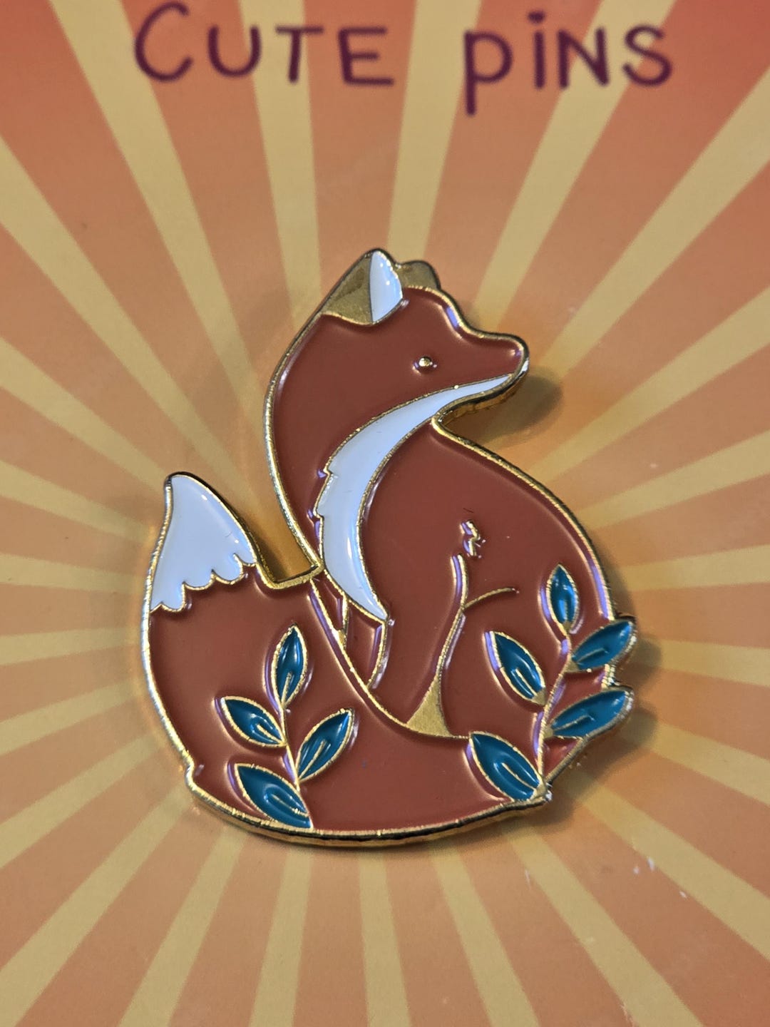 CUTE Fox Enamel Pin Cute Lapel Pin Aesthetic Pin Badge Unique Gift for ...