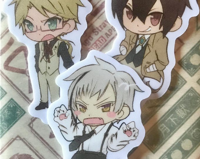 BSD Armed Detective Agency Stickers - Etsy