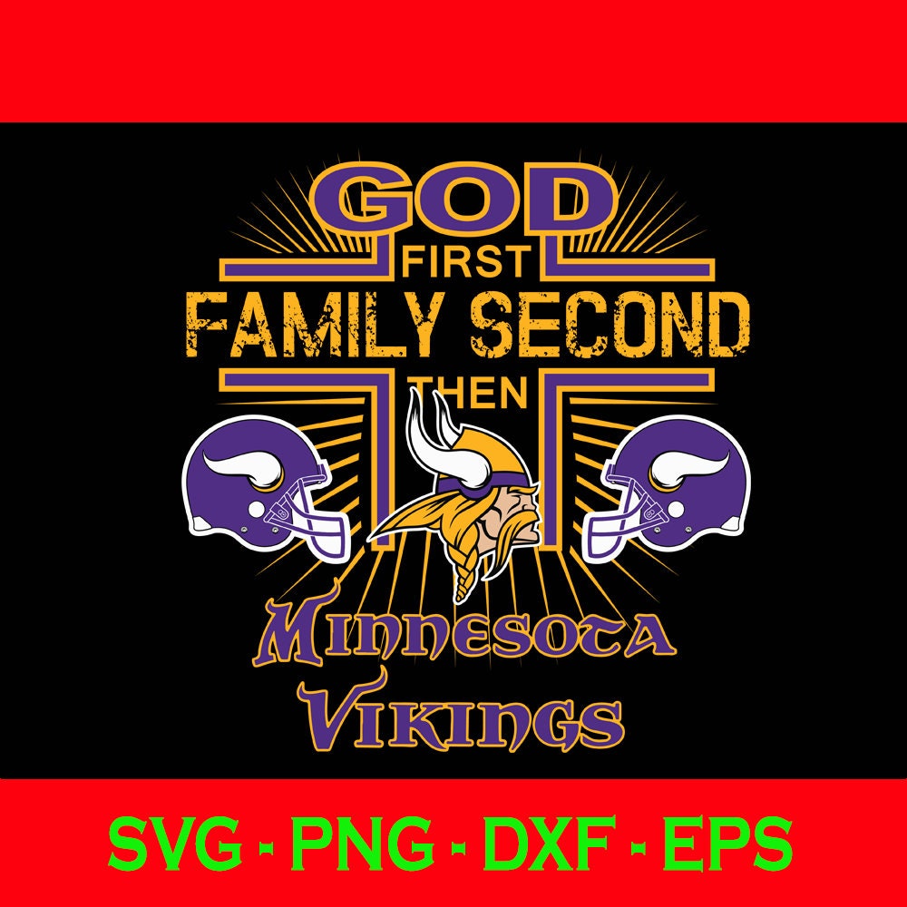 Download God First Family Second Then Vikings Svg Sport Svg ...